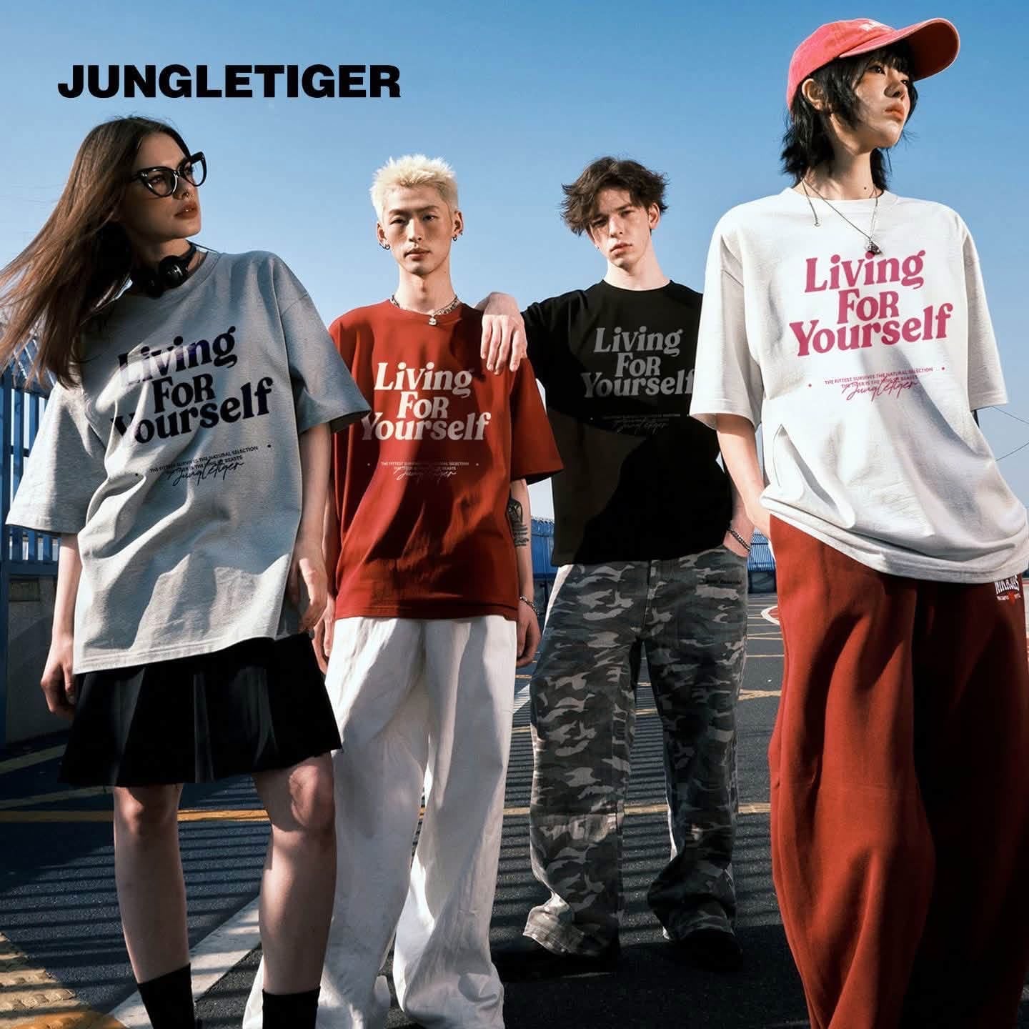 JungleTiger “Living for Yourself” Cotton T-shirt