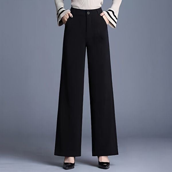 Wide-Leg Pants Loose Fit