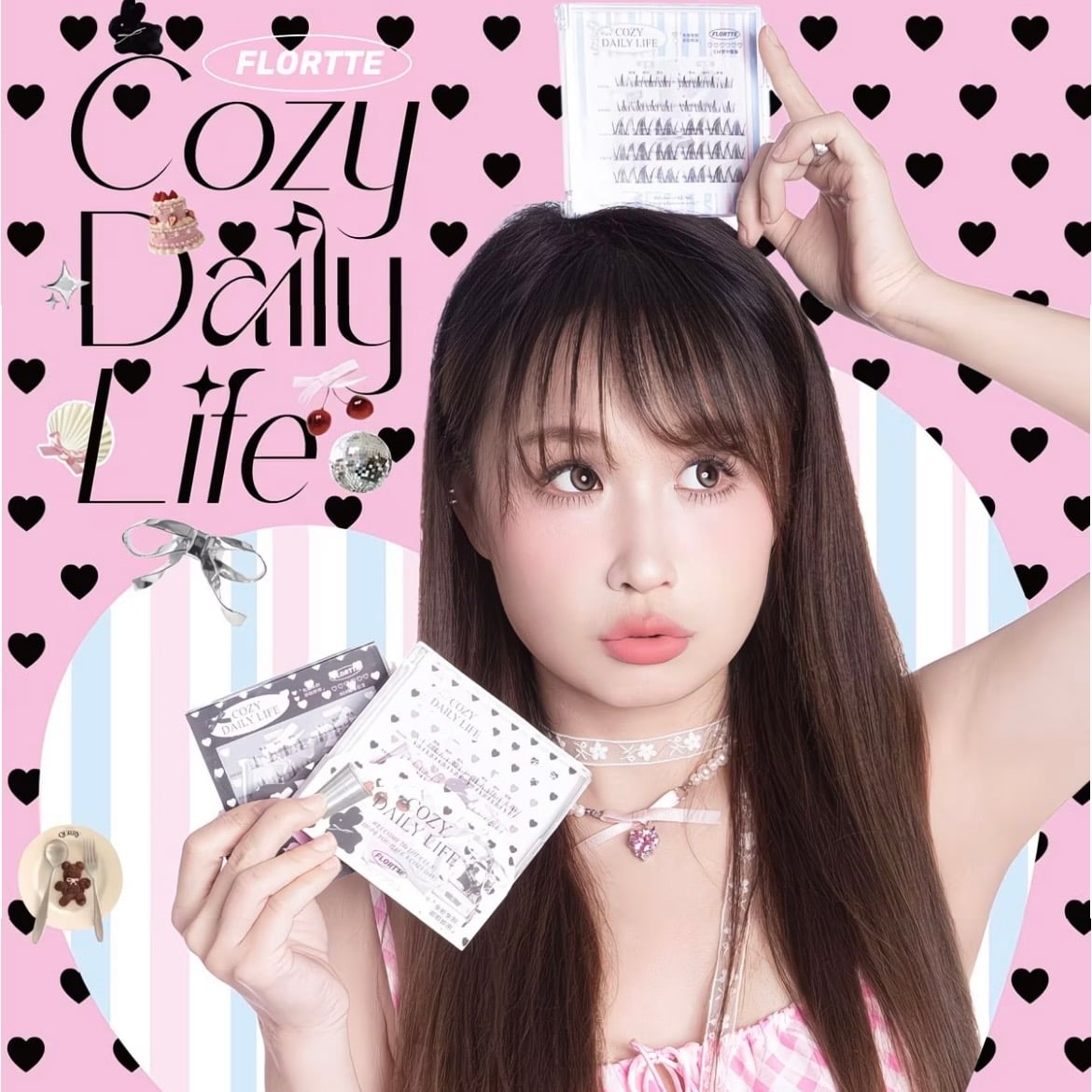Flortte Thousand Diary Series Self-adhesive False Eyelash