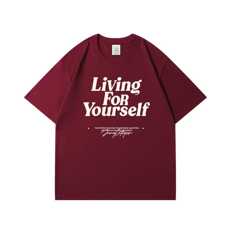 JungleTiger “Living for Yourself” Cotton T-shirt