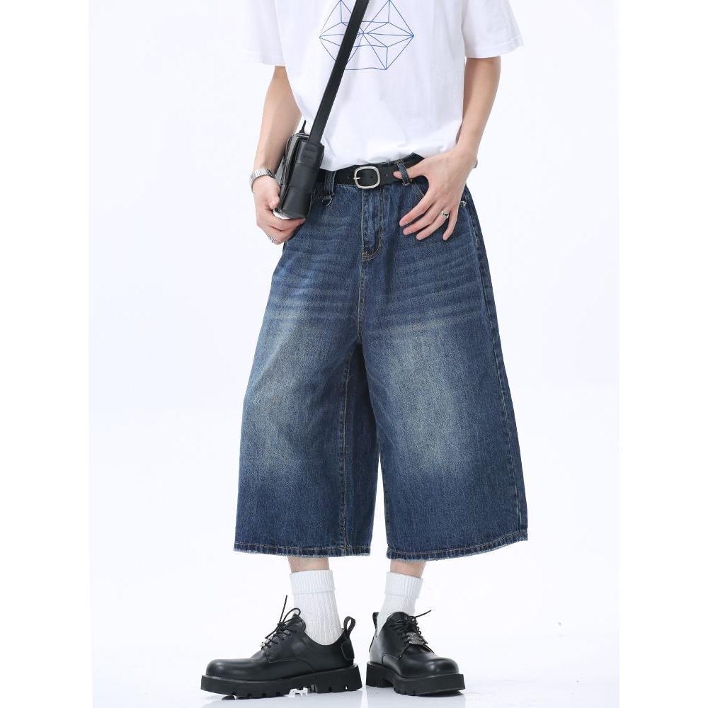 Mens Loose Straight Wide Leg Pants