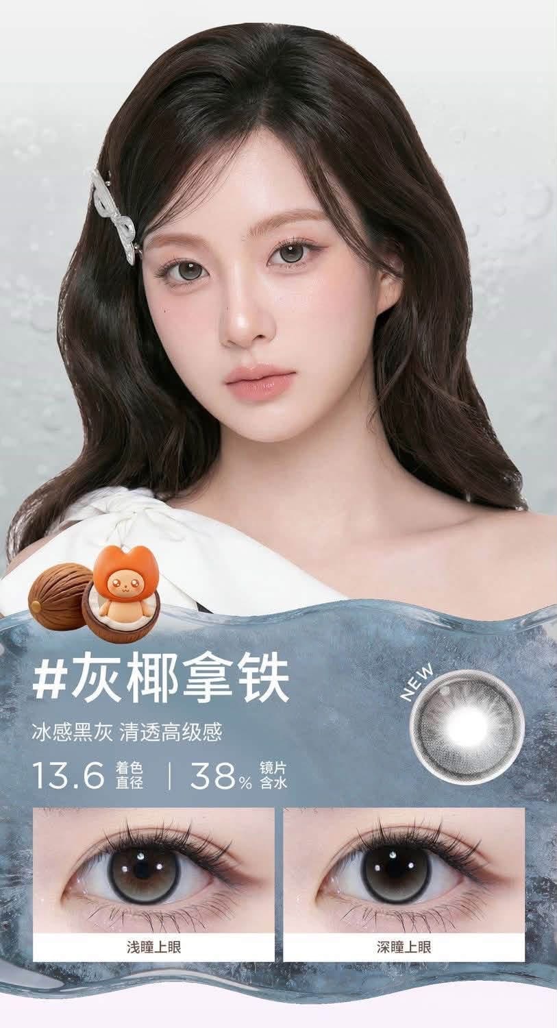 Moody Lenses Bubble Tea Series Fixed-axis Highlight 6-month Disposable