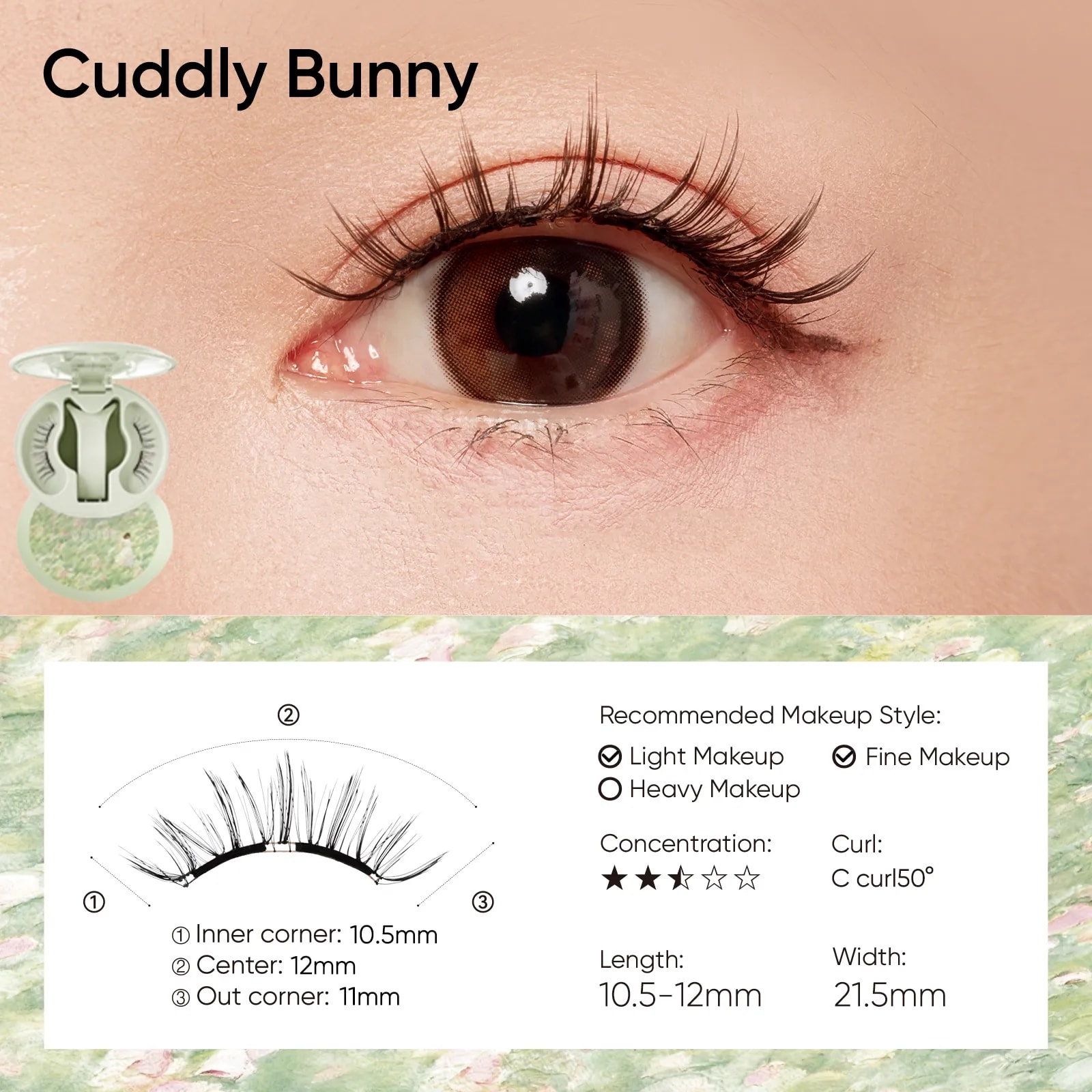 Wosado Magnetic False Eyelash