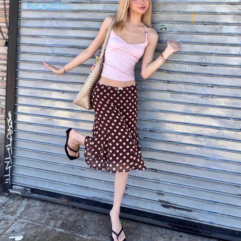 Mesh Midi Skirt