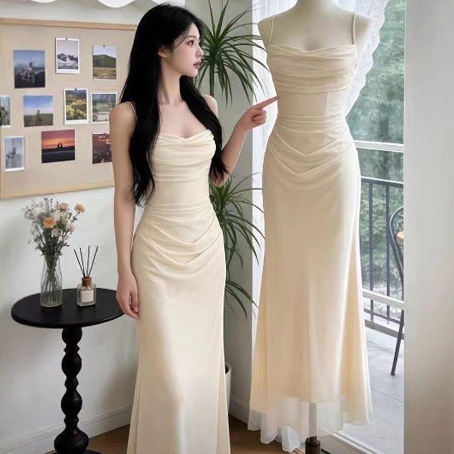 Mermaid Dress with Spaghetti Strap