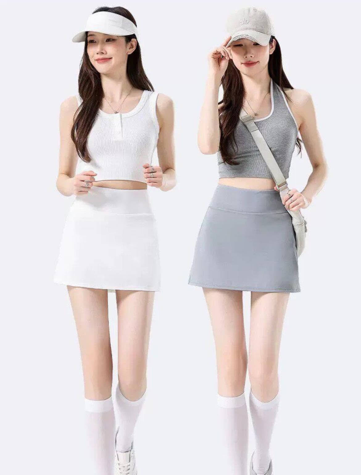 Ultra-thin Sports Skirt with Back Pocket