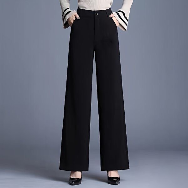 Wide-Leg Pants Loose Fit